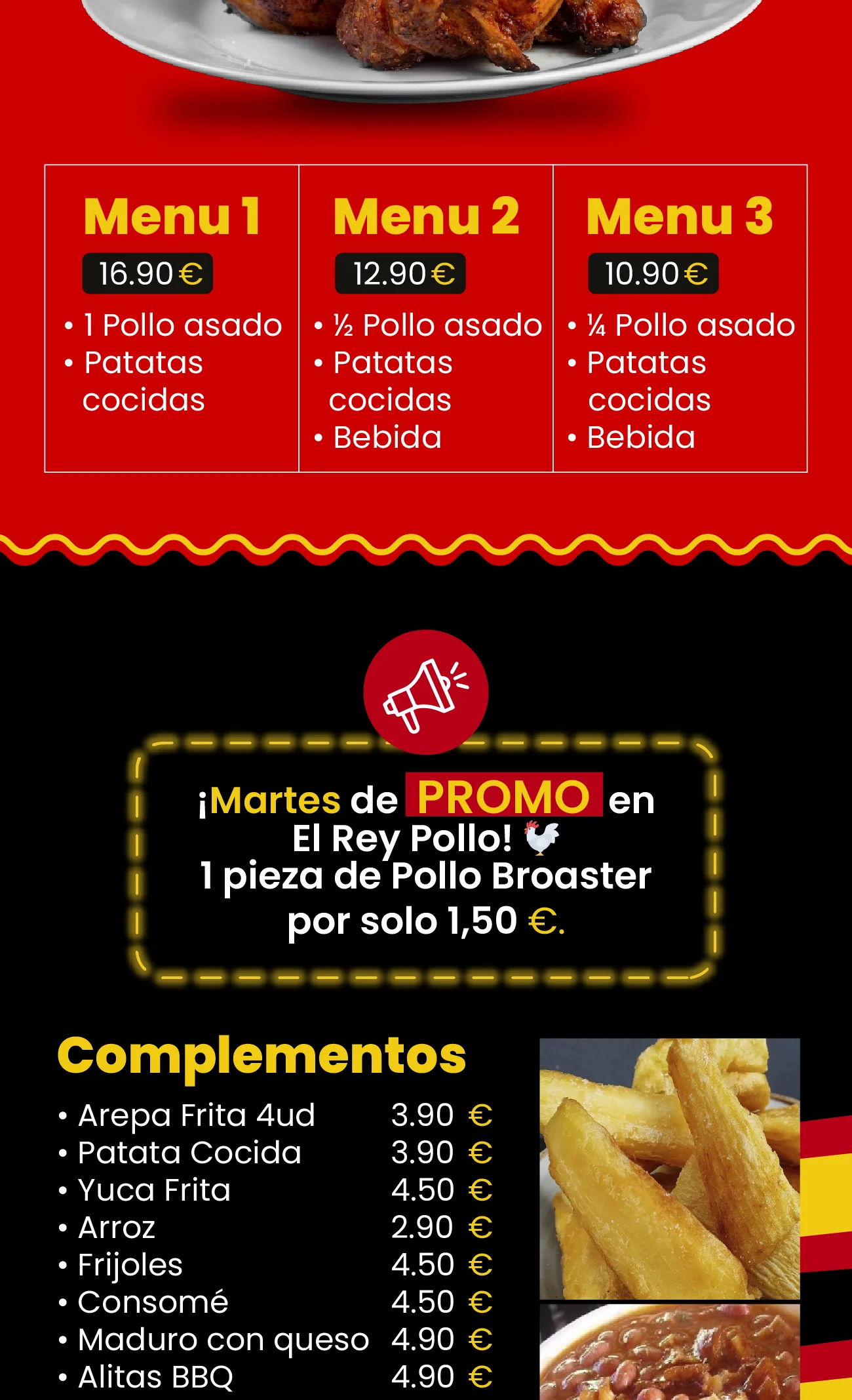 Carta El Rey Pollo