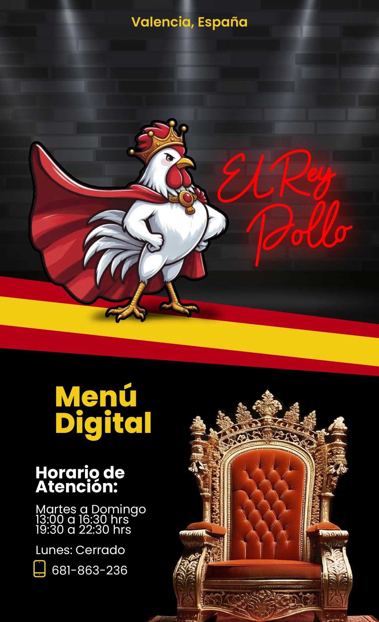 Carta El Rey Pollo